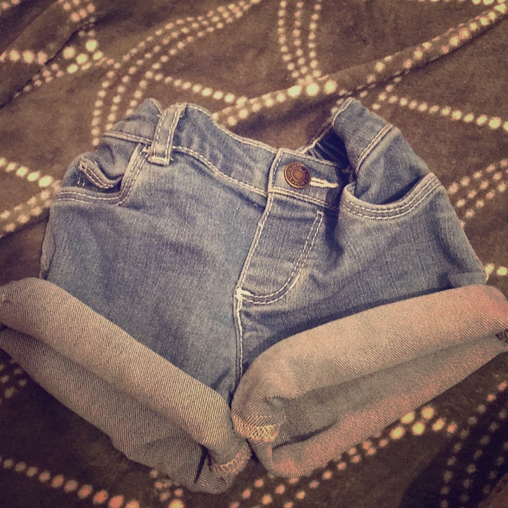 0-3 month Carter’s jean shorts